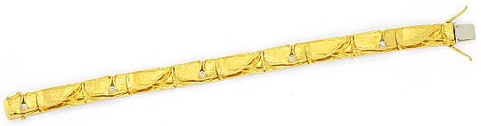 Foto 1 - Design-Brillant-Armband 0,18ct Brillanten 14K Gelbgold, S4335