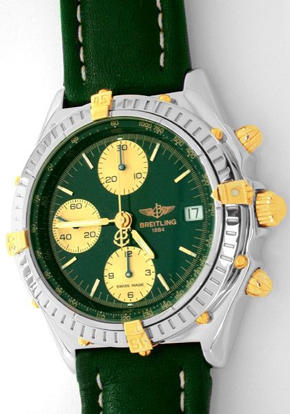 Foto 1 - Breitling Chronomat STG, Leder Armband Herren Uhr, U1800
