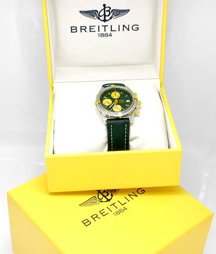 Foto 3 - Breitling Chronomat STG, Leder Armband Herren Uhr, U1800
